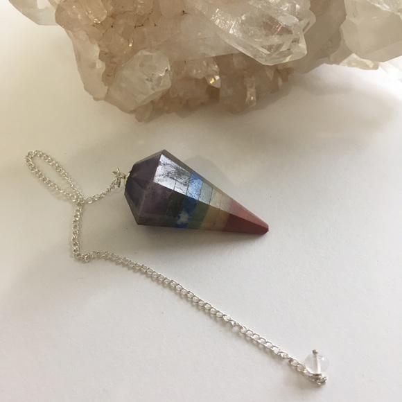 Chakra Gemstone Pendulum 🔮 - Picture 3 of 4